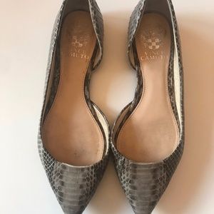 Vince Camuto Snakeskin Flat